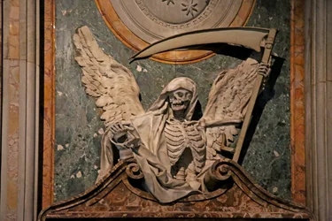 枢機卿Cinzio Albertiniの記念碑（大理石）